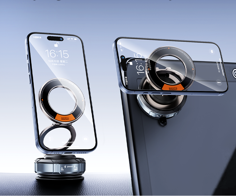 SOPORTE VIRAL MAGNÉTICO EXTENSIBLE 360° CON VENTOSA MULTIUSO