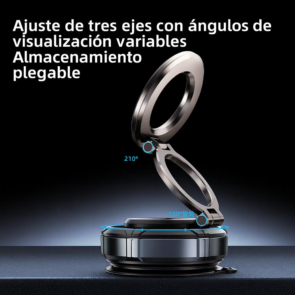 SOPORTE VIRAL MAGNÉTICO EXTENSIBLE 360° CON VENTOSA MULTIUSO